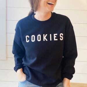 Jenny Cookies Black 'Cookies' Sweater